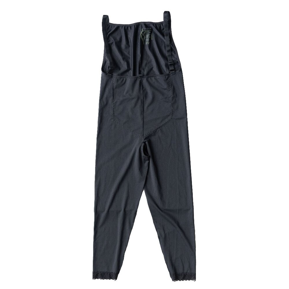 Black Women's Jumpsuit Romper - Sleek Wide-Strap Design